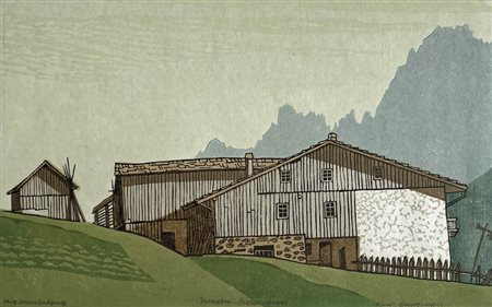 Rudolf Lanzinger (Brixen/Bressanone 1913 – Bruneck/Brunico 1989) Froneben,...