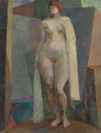 Karl Plattner (Mals/Malles 1919 - Mailand/ Milano 1986) Nudo in piedi,...