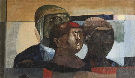 Karl Plattner (Mals/Malles 1919 - Mailand/ Milano 1986) Tre teste,...