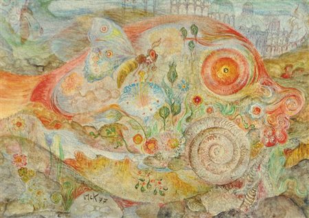 Michael Coudenhove-Kallergi (Prag/Praga 1937 – Wien/Vienna 2018) Paesaggio...