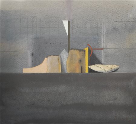 Karl Korab (* Falkenstein 1937) Natura morta, 2002;Collage, tecnica mista su...