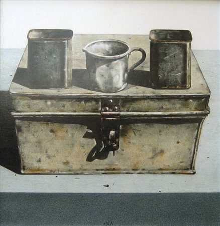 Gianluigi Rocca (* Larido di Bleggio 1957) Natura morta, 2006;Matite colorate...