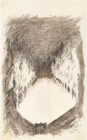 Paul Flora (Glurns/Glorenza 1922 – Innsbruck 2003) Strada con fine al buoi,...