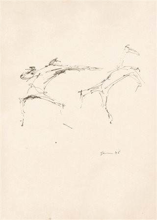 Paul Flora (Glurns/Glorenza 1922 – Innsbruck 2003) Combattenti di scherma,...