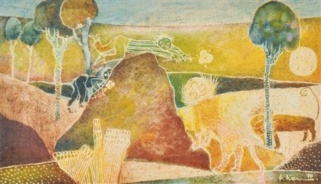 Vladislav Kavan (Baska, Tschechoslowakei 1924 – Bozen/Bolzano 2003) Fiori per...