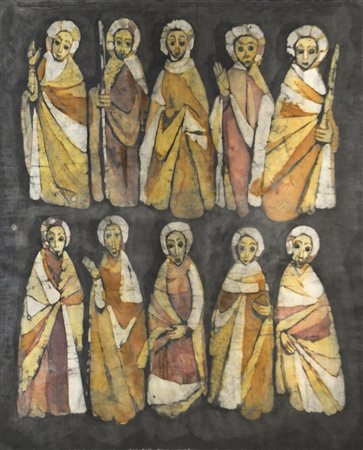 Mili Schmalzl (St. Ulrich in Gröden/Ortisei 1912 – 2006) Sante; Batic su...