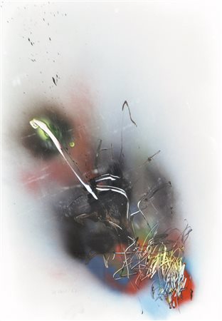 Hansgeorg Hölzl (Meran/Merano 1932 – 2018) Senza titolo, 1997;Tecnica mista...