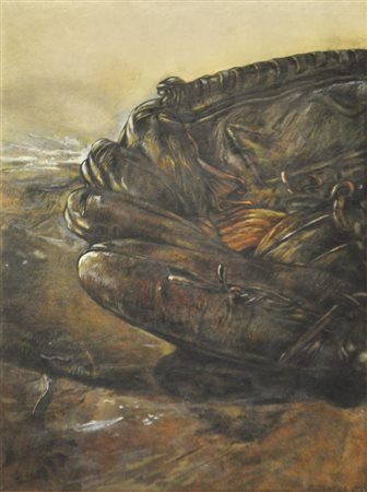 Gotthard Bonell (* Truden/Trodena 1953) Senza titolo, 2002;Tecnica mista su...