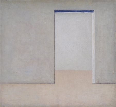 Robert Bosisio (* Truden/Trodena 1963) Interno, 2001;Olio su tela, 60 x 65 cm...