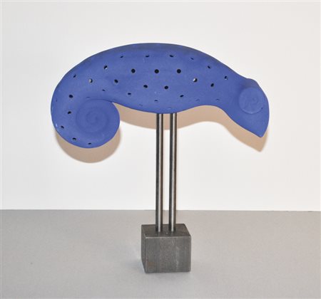 Maria Burger (* Burgstall/Postal 1954) Rettile, 1995 ca.;Ceramica colorata,...