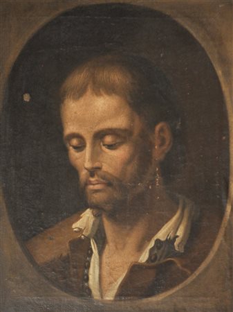 Maler des 18. Jh./Pittore del XVIII sec. Ritratto maschile;Olio su tela, 48 x...