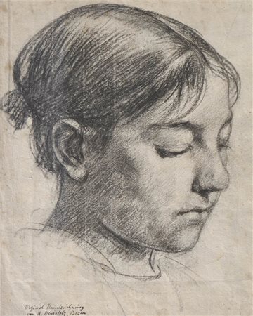 Rudolf Oberstolz (Innsbruck 1865 – Bozen/Bolzano 1910) Ritratto di una...