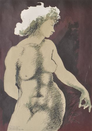 Augusto Murer (Falcade 1922 – Padua/Padova 1985) Senza titolo,...