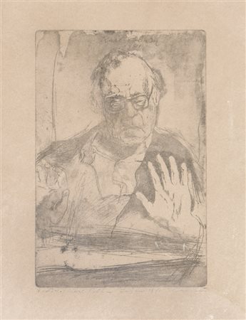 Markus Vallazza Karl Böhm / Marcel Duchamp, 1981;2 acquetinte, 23,5 x 15,8 cm...