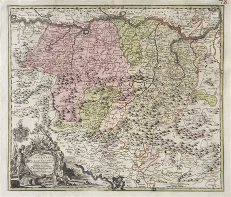 Matthäus Seutter Ducatus parmensis et piacentinus …, 1730;Incisione in rame...