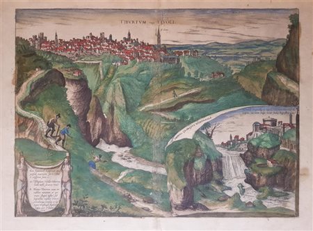 Georg Braun / Franz Hogenberg Tivoli, ca 1580;da: Civitates orbis terrarvm,...