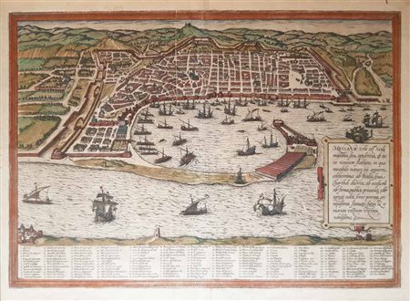 Georg Braun / Franz Hogenberg Messina, 1580 ca;da: Civitates orbis terrarvm,...