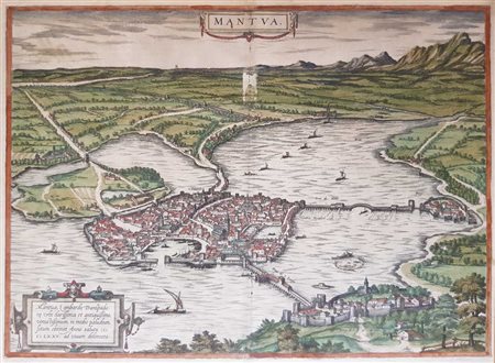 Georg Braun / Franz Hogenberg Mantua, 1580 ca;da: Civitates orbis terrarvm,...