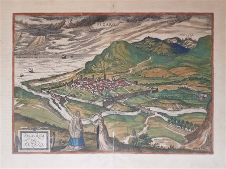Georg Braun / Franz Hogenberg Pesaro, 1580 ca;da: Civitates orbis terrarvm,...