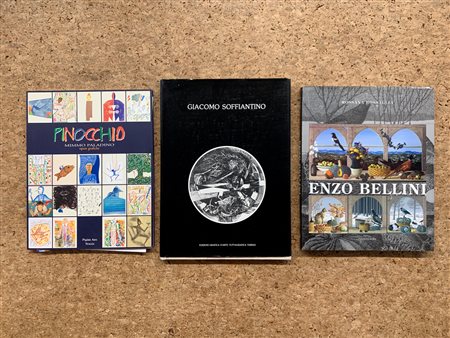 MONOGRAFIE DI ARTE GRAFICA (PALADINO, SOFFIANTINO, BELLINI) - Lotto unico di 3 cataloghi