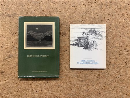 MONOGRAFIE DI ARTE GRAFICA (FRANCESCO CASORATI E MARIO BELLAGAMBA) - Lotto unico di 2 cataloghi e un'acquaforte