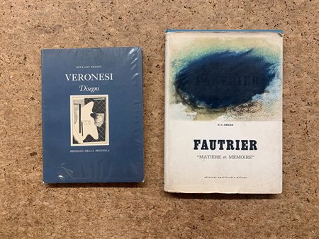 JEAN FAUTRIER E LUIGI VERONESI  - Lotto unico di 2 cataloghi