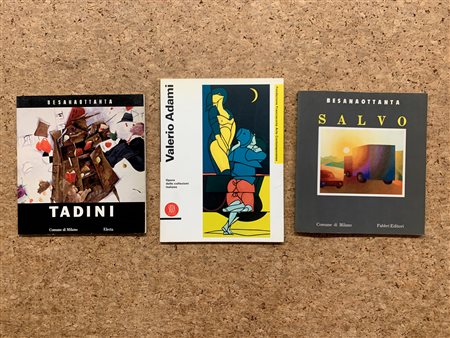 ARTE ITALIANA DEL DOPOGUERRA (SALVO, ADAMI E TADINI) - Lotto unico di 3 cataloghi