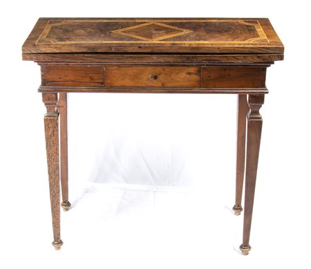 Tavolo da gioco italiano - Italia centrale, fine XVIII secolo