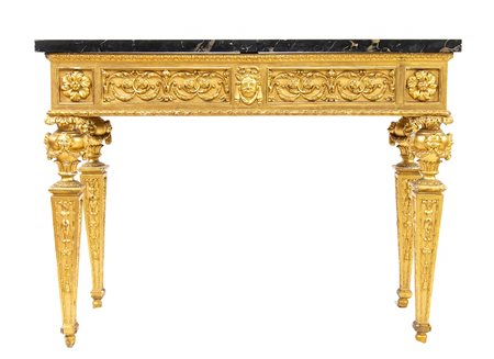 Consolle dorata italiana - Italia centrale, seconda metà del XVIII secolo