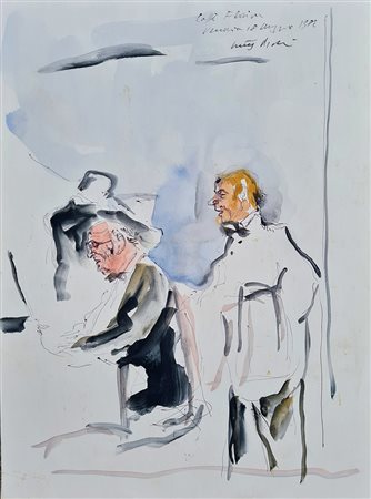 Walter Piacesi, Venezia al Florian, 1982