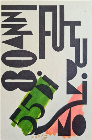 Osvaldo Peruzzi, Senza Titolo, 1987