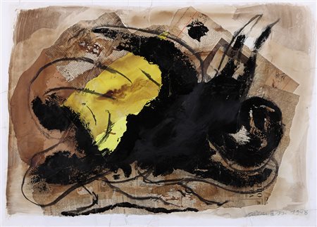 ARTURO CARMASSI Lucca 02/07/1925 Senza titolo, 1978 tecnica mista e collage...