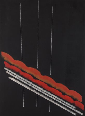 FERNANDO PICENNI Bergamo 1929 Senza titolo, 1970 olio su tela cm. 129x94,...