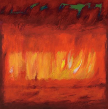 SERGIO ZEN Valdagno (Vi) 24/11/1936 Il principio, 2001 olio su tela cm....