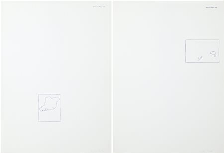 ALIGHIERO BOETTI Torino 1940 - Roma 24/04/1994 12 forme dal 10 giugno 1967,...