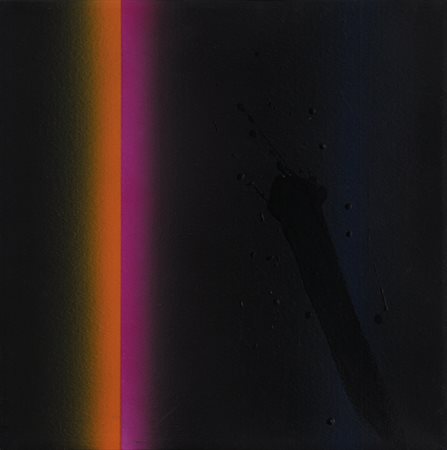 ENNIO FINZI Venezia 1931 Contro (primi anni 2000) acrilico su tela cm. 50x50,...