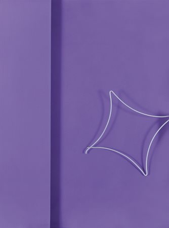 AGOSTINO FERRARI Milano 09/11/1938 Ambiente viola, 1975 tecnica mista e...