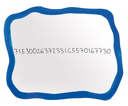 MICHELANGELO PISTOLETTO Biella (Vc) 25/06/1933 Frattali, 1999/2000 smalti su...