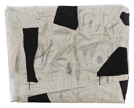 CESARE BERLINGERI Cittanova (Rc) 06/03/1948 Senza titolo piegato, 1999 olio e...