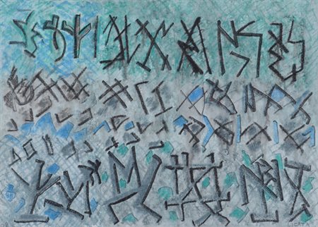 RICCARDO LICATA Torino 20/12/1929 Senza titolo, 2008 tecnica mista su tela...