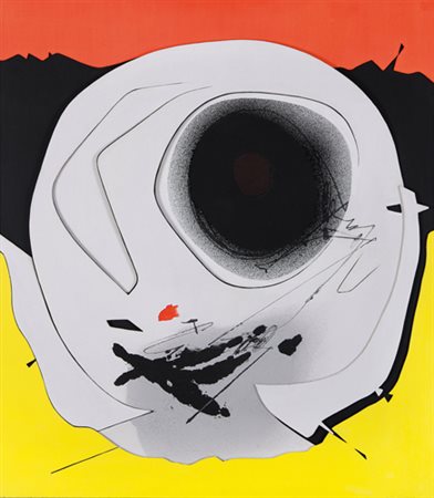 GINO MORANDIS Venezia 1915 - Venezia 1994 Immagine n° 569, (anni '80) olio e...