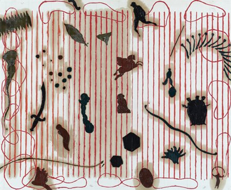 GIUSEPPE GALLO Rogliano (Cs) 16/03/1954 Senza titolo, 2002 olio e tecnica...