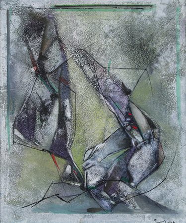 SALVATORE PROVINO Bagheria (Pa) 04/06/1943 Deposizione, 1988 olio su tela cm....