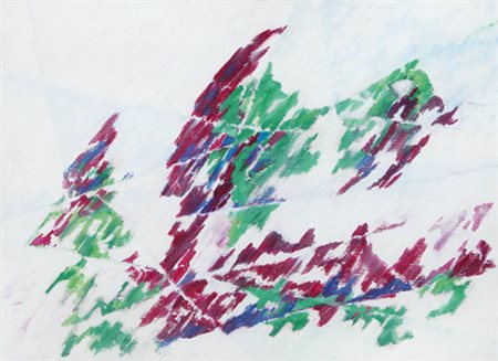 EDUARDO PALUMBO Napoli 13/06/1932 Fiore d'ottobre, 1987 vinilico e acrilico...