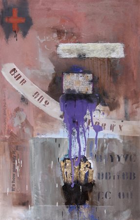 GIUSEPPE BIASIO Padova 1928 You say, 2000 tecnica mista, collage e...