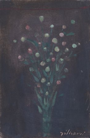 FRANCO VILLORESI Citta' di Castello 1920 - Rigutino 1975 Ranuncoli filo rosso...