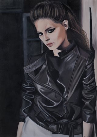 MARIA GIOVANNA PERI Palermo 1978 Chiodo, 2012 olio su tela cm. 70x50, firma...