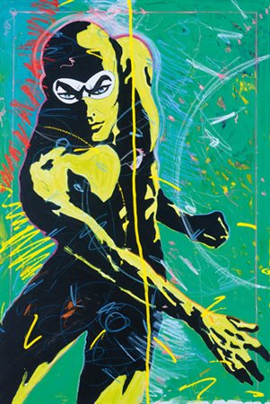 ENRICO MANERA Asmara (Etiopia) 04/04/1947 Diabolik, 2000 acrilici e tecnica...