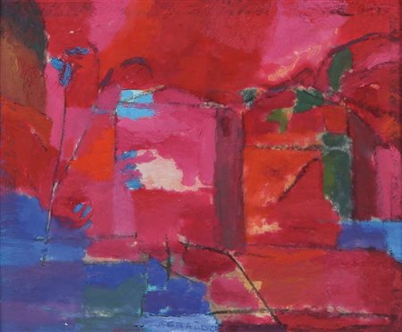 FRANCO BERALDO Meolo (Ve) 1944 Composizione, 2006 olio su carta applicata su...