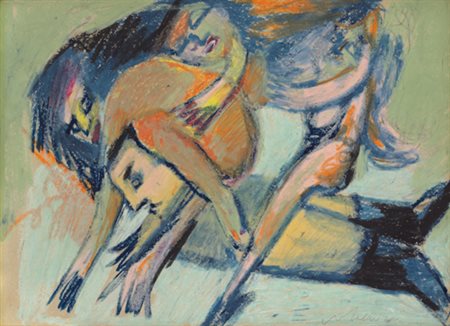 MINO MACCARI Siena 24/11/1898 - Roma 17/06/1989 Senza titolo, 1979 tecnica...